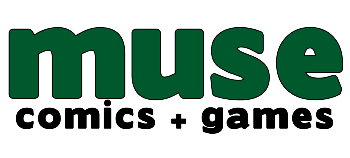 Muse Comics + Games Logo