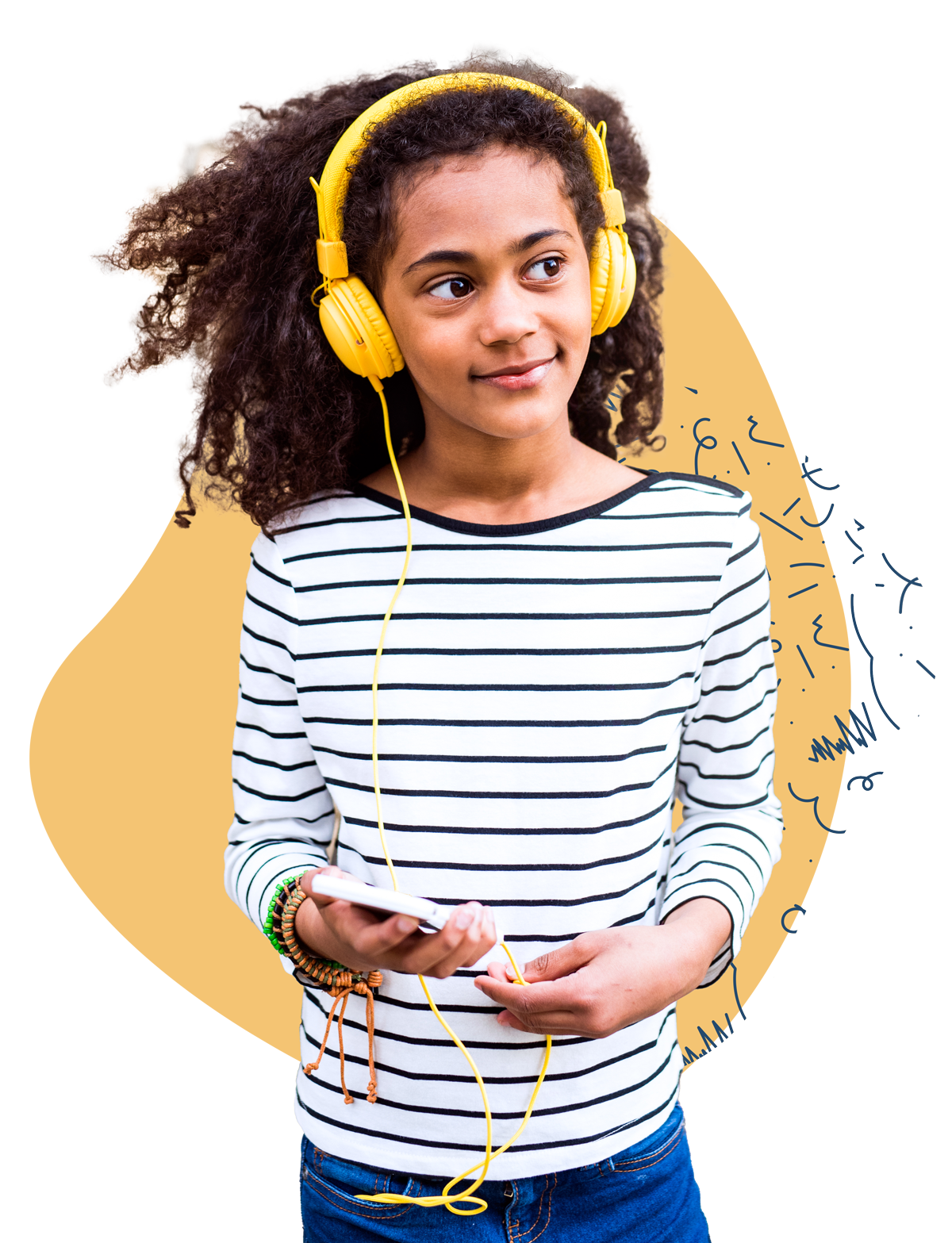 Girl with Headphones