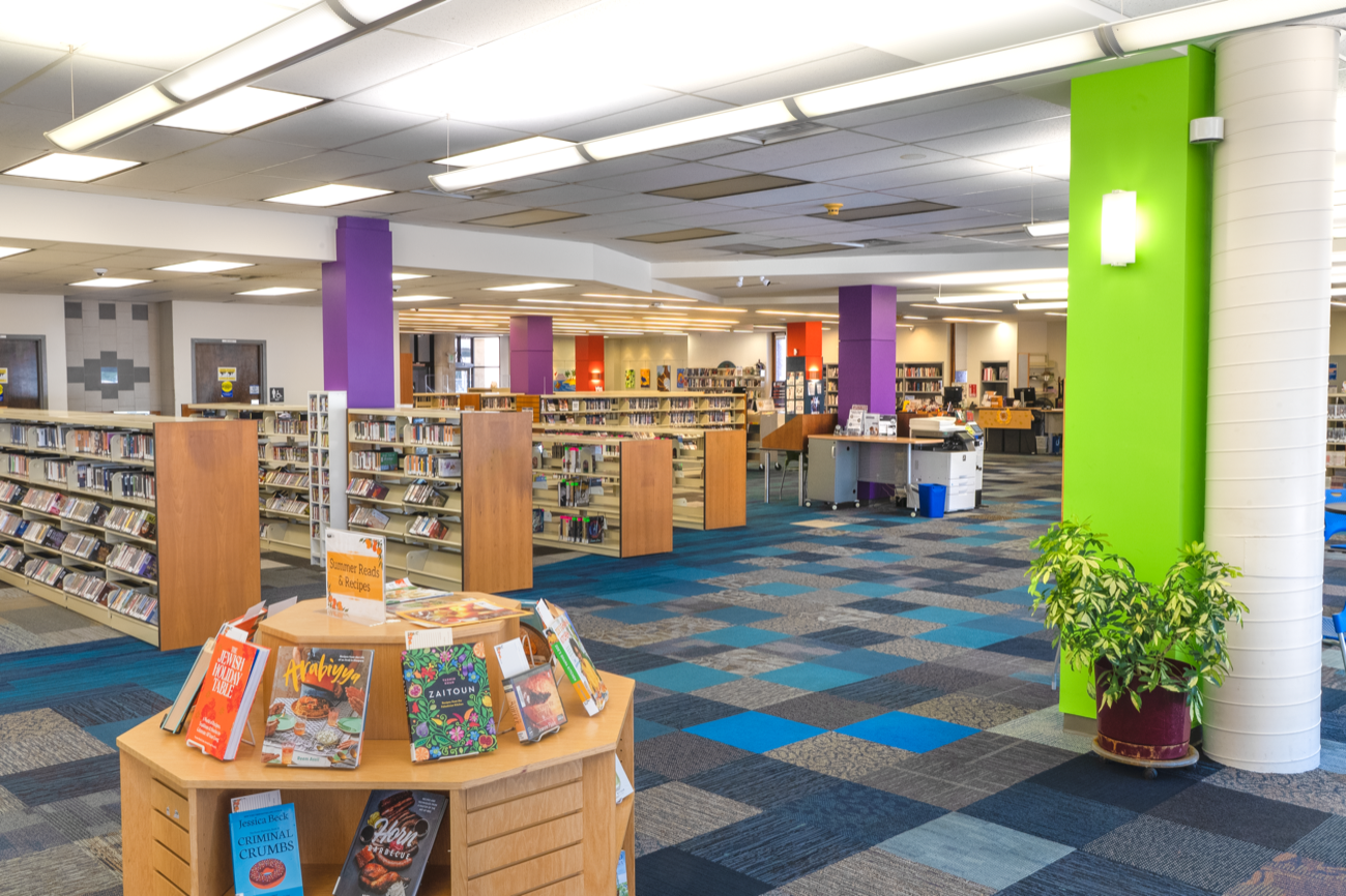 Penrose Library Interior Photo of Bookstacks