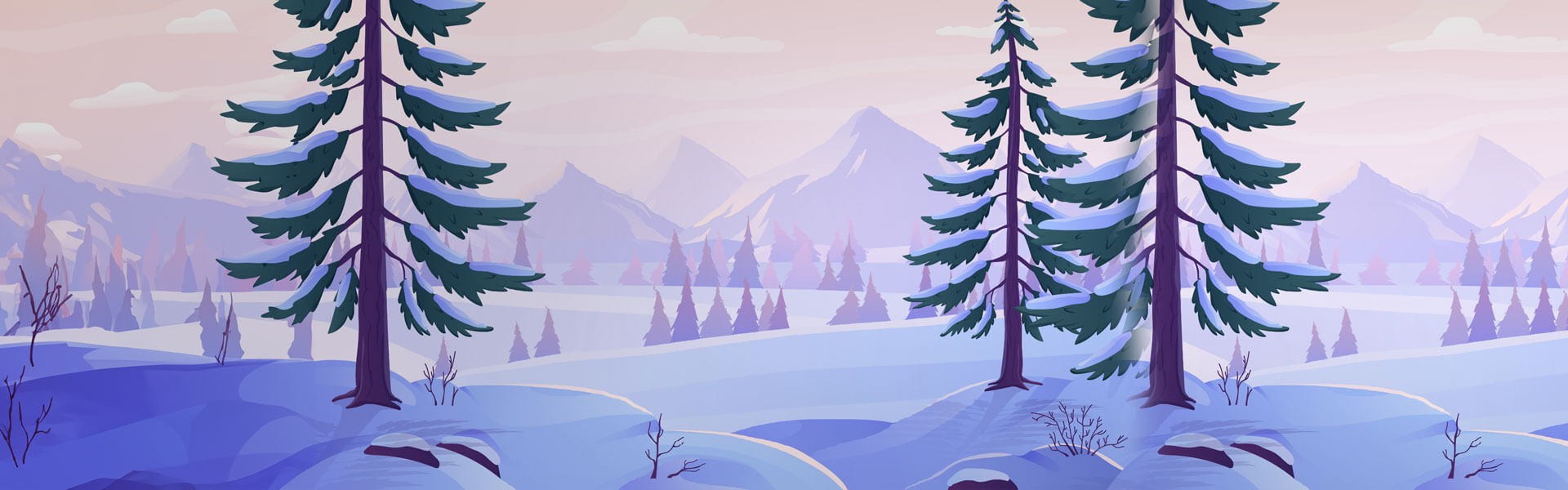 Snowy Background Image