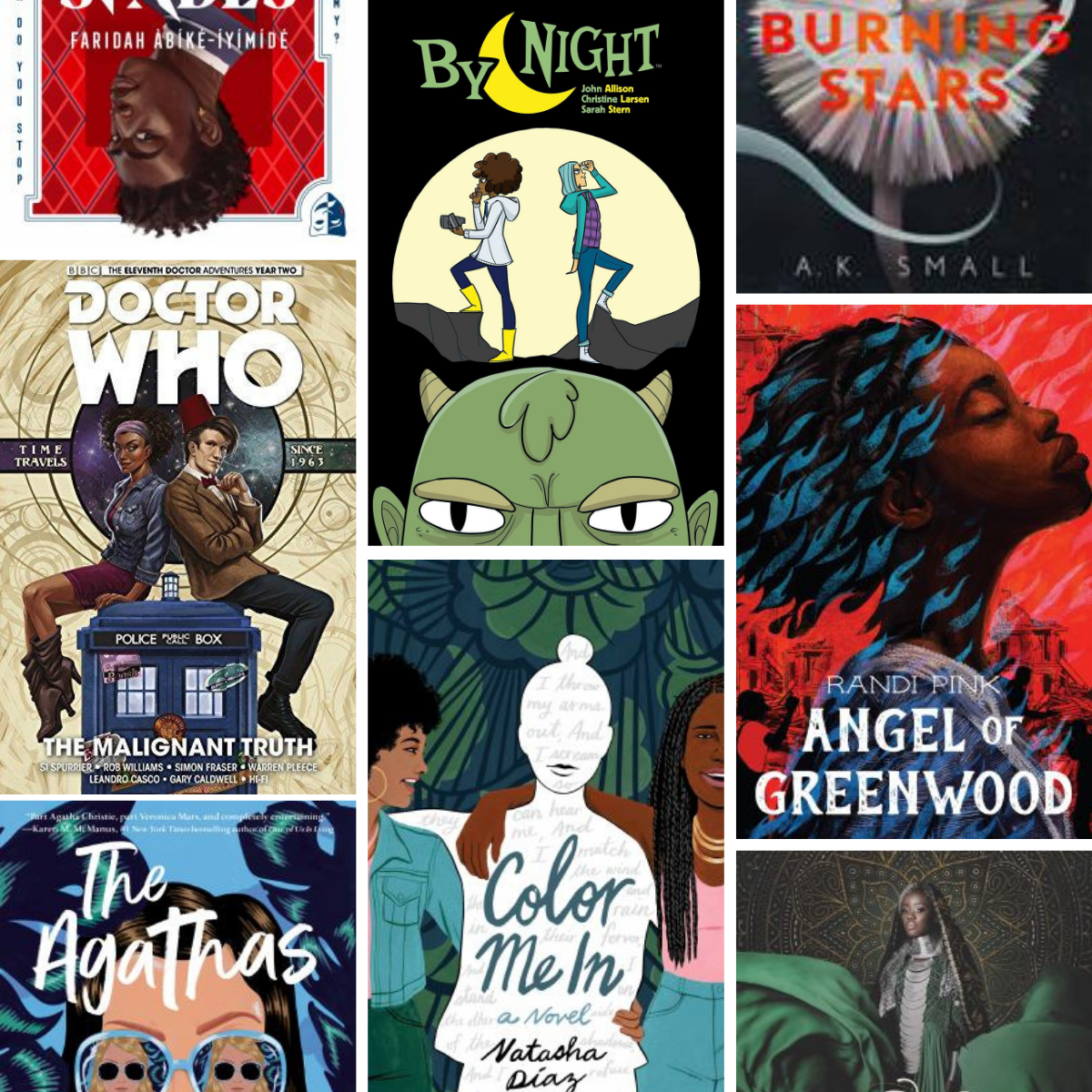 A series of book covers of the price books you can get with summer adventure