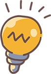 a drawing of a lightbulb