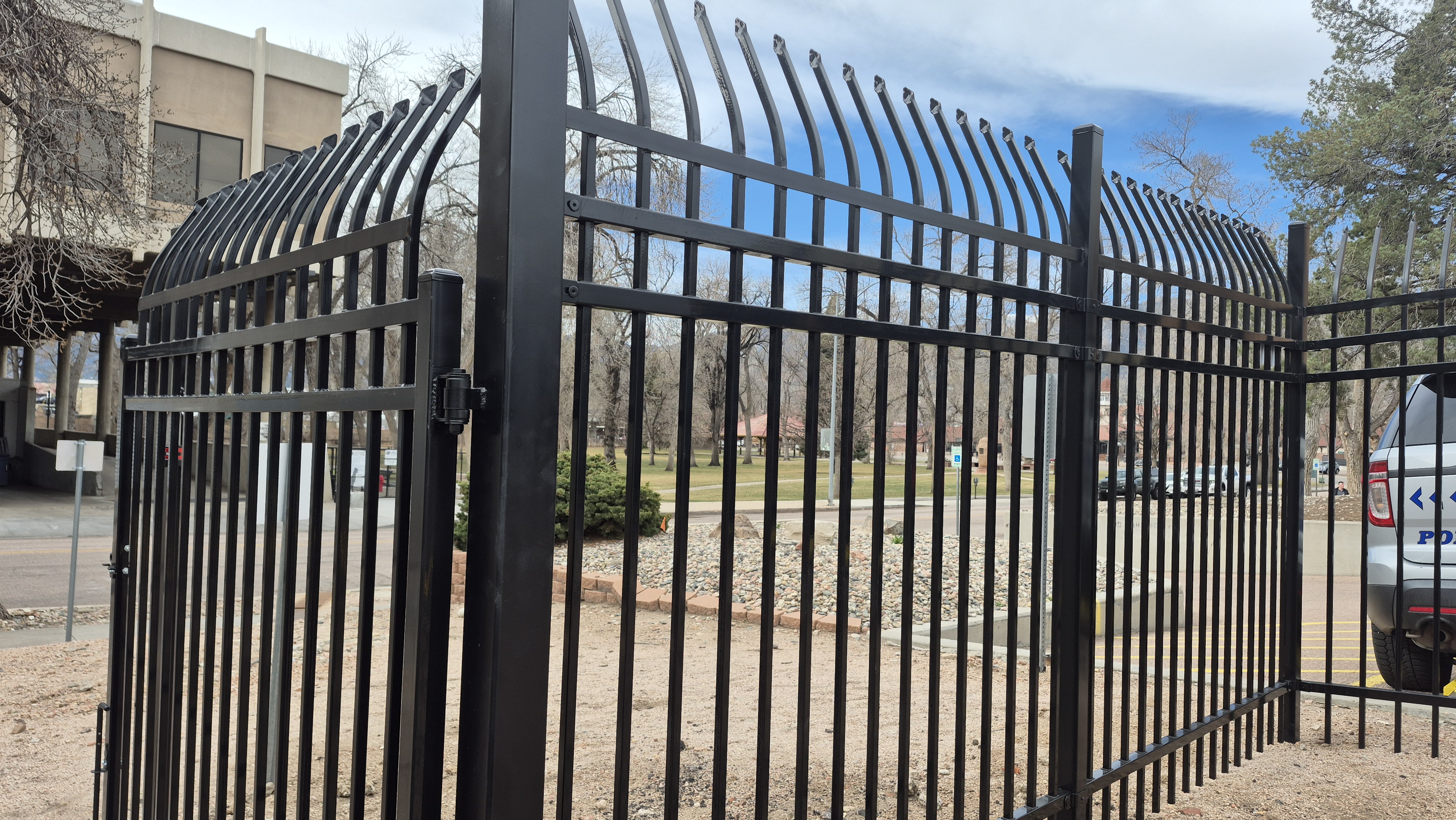 Photos of Penrose Library Fence