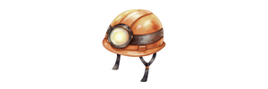Illustration of a Mining Helmet