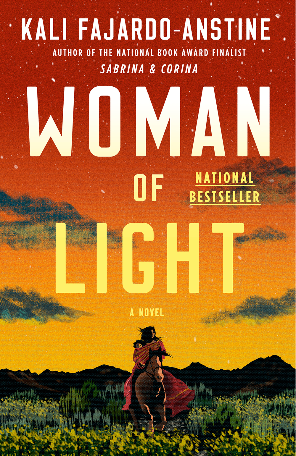 Book cover for "Woman of Light" by Kali Fajardo-Anstine
