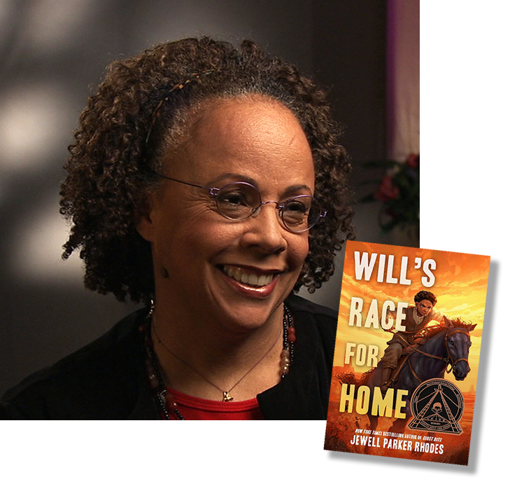 Will race for Home Book cover featuring the author