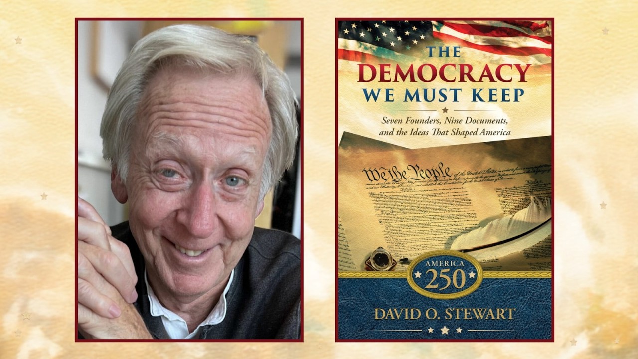THe Democracy we must keep book cover featuring the author