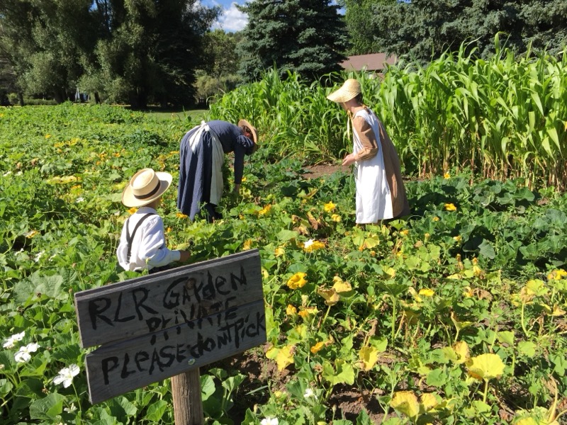 Rock Ledge Ranch - people working in a garden