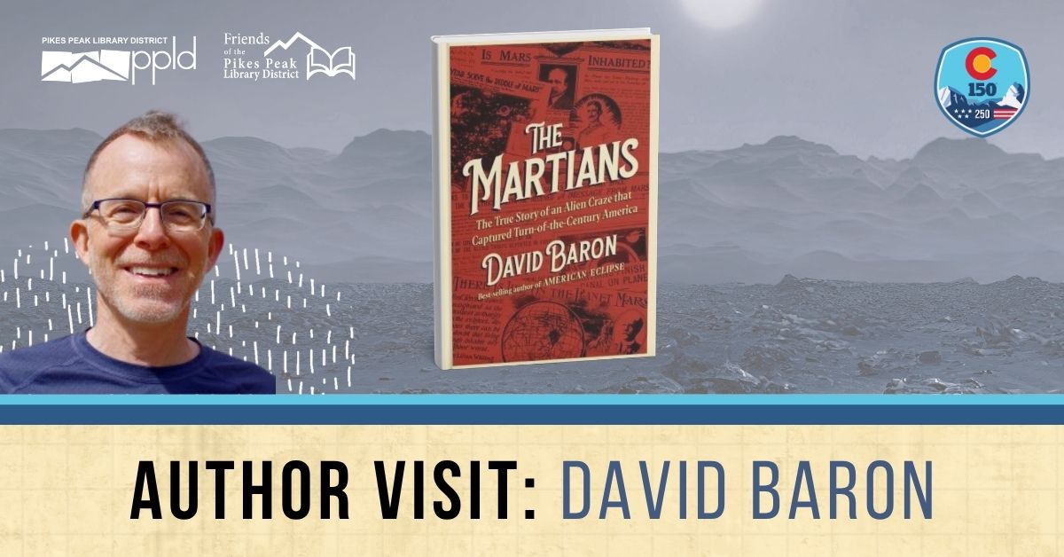 David Baron, Featured next to his novel, The Martians