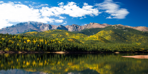 Landscape photo of Pikes Peak