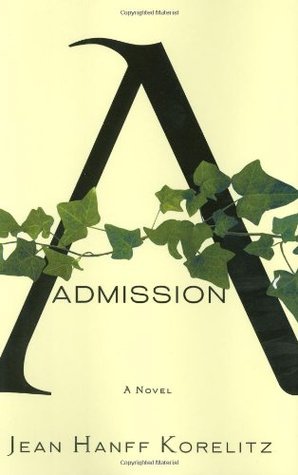 Cover of Admission; A letter "A" with a vine running horizontally across it