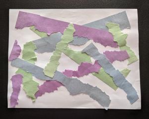 Early Literacy Take and Make: Paper Strip Collage Early Literacy Take and Make: Paper Strip Collage