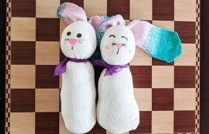 Cupboard Crafts & Experiments: Sock Bunny Cupboard Crafts & Experiments: Sock Bunny