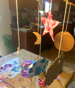 Kids Make: Eric Carle Inspired Painted Collage Mobile Kids Make: Eric Carle Inspired Painted Collage Mobile