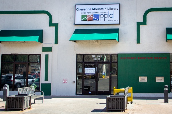 Cheyenne Mountain Library Entrance 