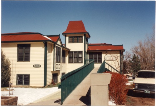 Old photo of Palmer Lake Library taken in 1993