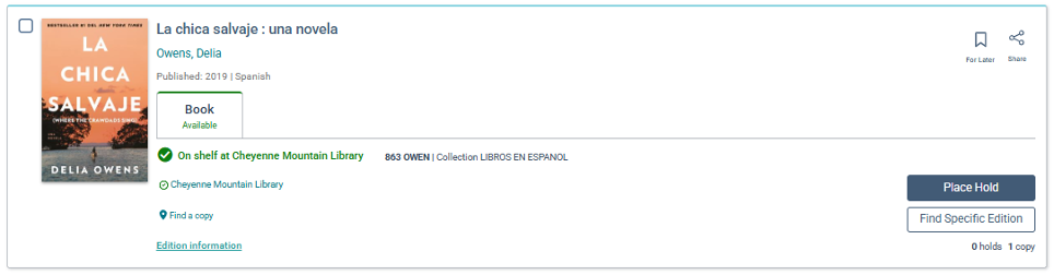 book details of the la chica salvaje book cover