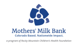 Mothers' Milk Bank Colorado Based. Nationwide Impact. Logo