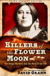 Red cover with a Native American Woman and white letters