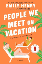 Orange book cover with white letters