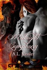 Book cover for Midnight Symphony by A. L. Kessler