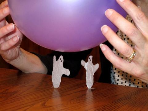 static electricity ghosts