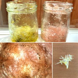 Cupboard Crafts & Experiments: Salt Crystals Fun