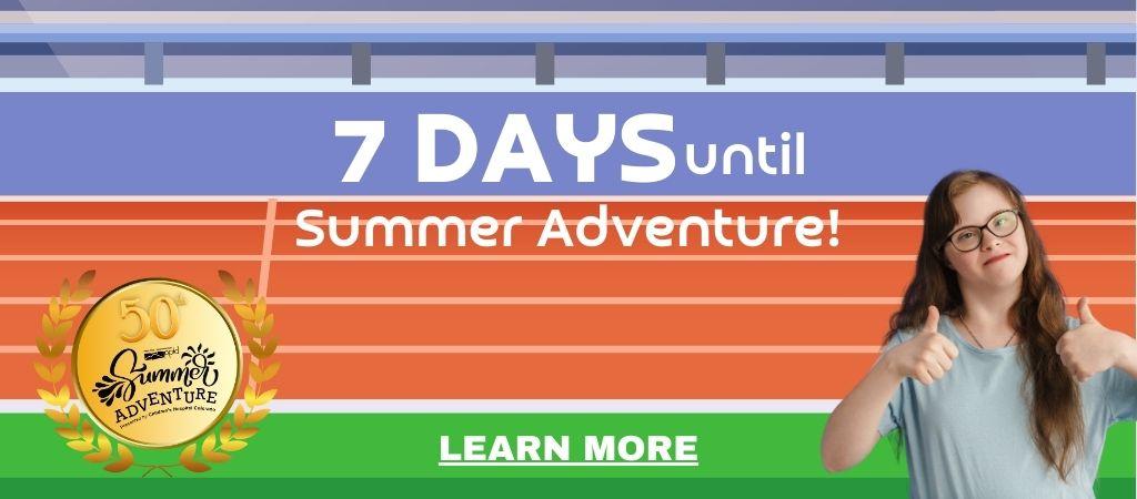 7 Days Until Summer Adventure Graphic