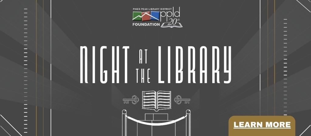 Night at the Library Slideshow Graphic